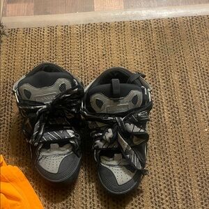 Lanvin Black and Gray Men's Sneakers